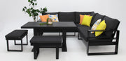 Hayman Holste Corner Lounge Setting - Black